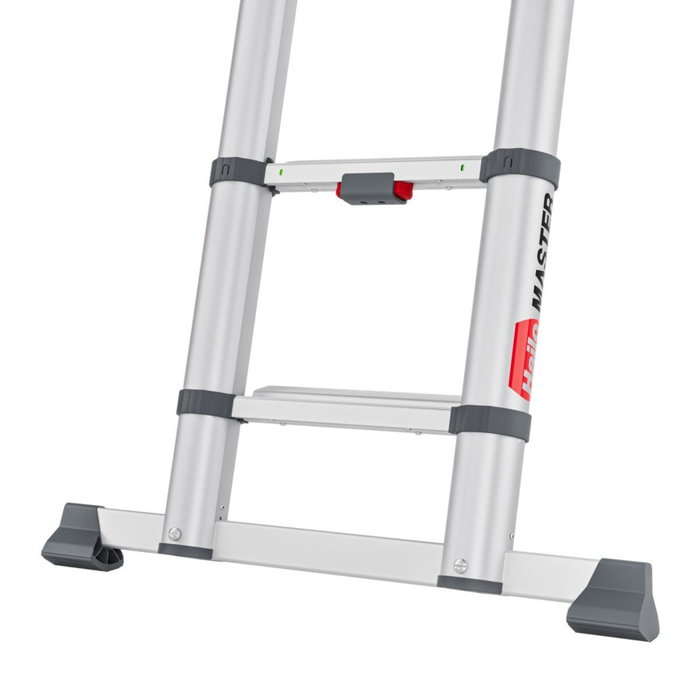 Hailo Master T100 Escalera Telescópica de 11 Peldaños