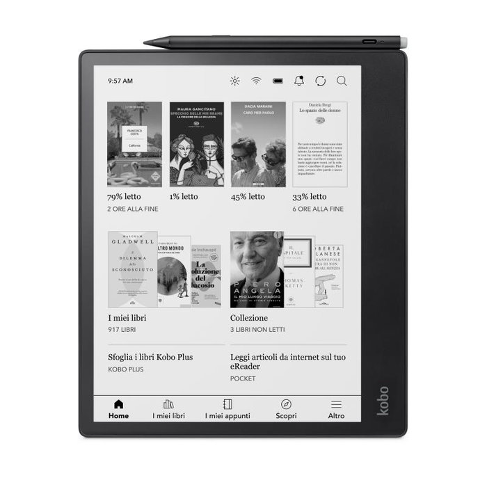 Kobo Elipsa 2E eBook Reader 32 GB, Pantalla E Ink Carta 10.3" con Stylus, Wi-Fi 5, Bluetooth