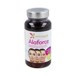 MUNDONATURAL Alaforce 60Cap. Ácido Alfa Lipoico y Vitamina C, Antioxidante Universal, Niveles de Glucosa, Sistema Inmunitario, Cansancio y Fatiga