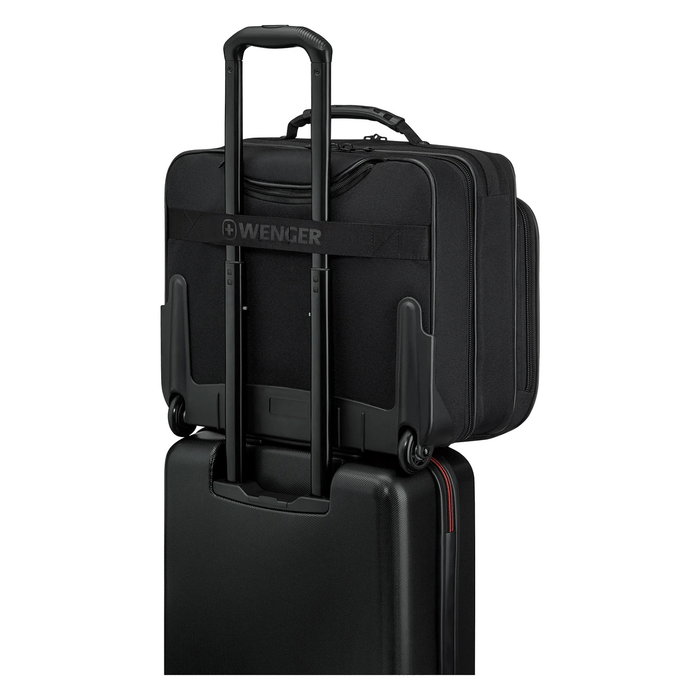 Wenger Legacy Black Series Bandolera para portátil de 15.6 pulgadas con bolsillo para tableta Negro