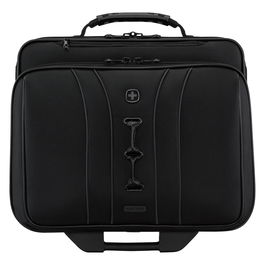 Wenger Legacy Black Series Bandolera para portátil de 15.6 pulgadas con bolsillo para tableta Negro