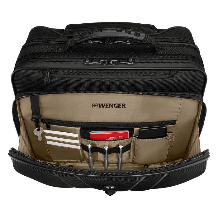Wenger Legacy Black Series Bandolera para portátil de 15.6 pulgadas con bolsillo para tableta Negro