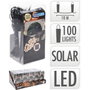 Basics Guirnalda LED solar blanco cálido 100 LEDs 10 m