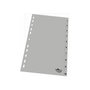 Durable 6511-10 Separador numérico con pestaña A4 Gris