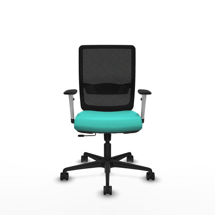 PIQUERAS Y CRESPO Silla de oficina Haches con mecanismo Sincro/Traslack, Turquesa y Negro PIQUERAS Y CRESPO Silla de oficina Haches con mecanismo Sincro/Traslack, Turquesa y Negro