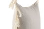 DKD Home Decor Cojin Boho 2c25 Natural Blanco Algodon 45 x 45 cm (2 Unidades)