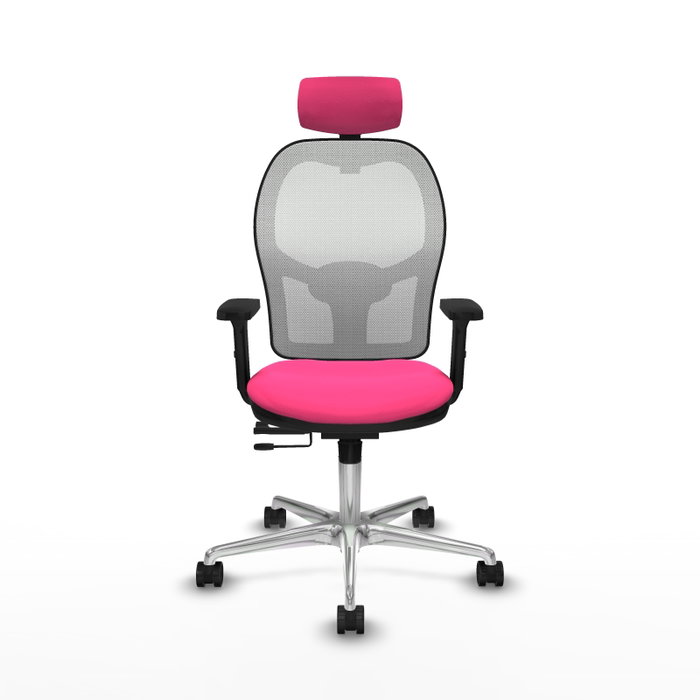 PIQUERAS Y CRESPO Silla de oficina Jorquera Rosa y Blanco PIQUERAS Y CRESPO Silla de oficina Jorquera Rosa y Blanco