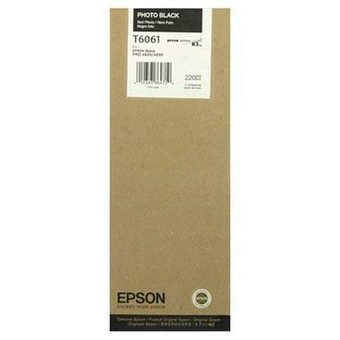 Epson Cartucho de Tinta Photo Black T6061 220ml
