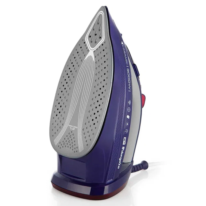 Orbegozo SV 3000 Plancha de Vapor y Seco con Suela Cerámica - 3000 W - Depósito 450 ml - Función Autolimpieza y Apagado Automático