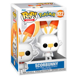 Funko Figura POP Pokemon Scorbunny Vinilo 9cm Caja Regalo