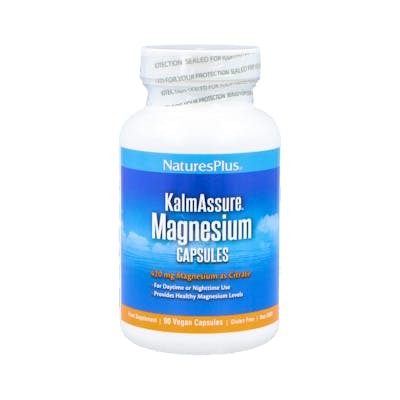 NATURES PLUS Kalmassure Magnesio Citrato 400 mg - Complemento Alimenticio para Sistema Nervioso - 120 Cápsulas NATURES PLUS Kalmassure Magnesio Citrato 400 mg - Complemento Alimenticio para Sistema Nervioso - 120 Cápsulas