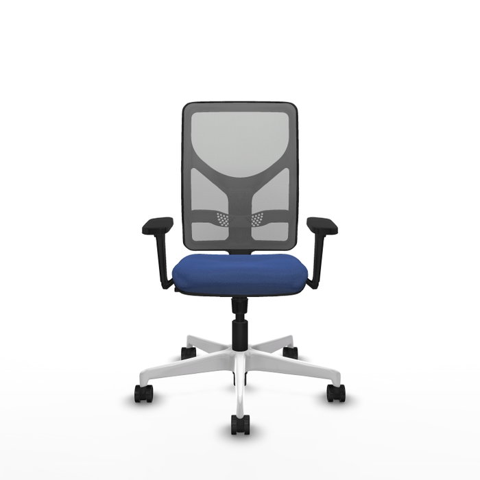 PIQUERAS Y CRESPO Silla de oficina Motilla con mecanismo Sincro, Azul marino y Gris PIQUERAS Y CRESPO Silla de oficina Motilla con mecanismo Sincro, Azul marino y Gris
