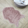 Home Deco Factory Alfombra Pelo Rosa 60x90 cm