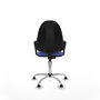 PIQUERAS Y CRESPO Silla de oficina Aýna Azul claro con Brazos Fijos