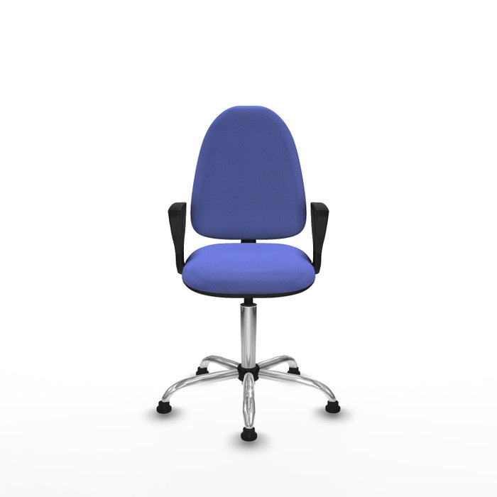 PIQUERAS Y CRESPO Silla de oficina Aýna Azul claro con Brazos Fijos