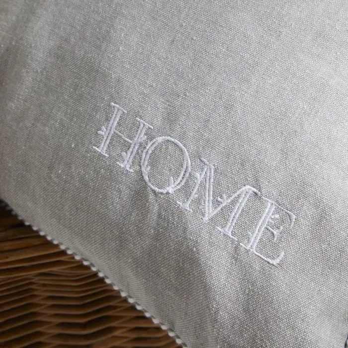 Today TOD1700240918320 Cojín Chambray x Petite broderie Capucine 40 x 40 cm