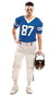 My Other Me Disfraz Jugador Rugby Azul Talla M-L para Adulto