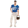 My Other Me Disfraz Jugador Rugby Azul Talla M-L