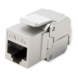 ROLINE Módulo Keystone Cat.6A RJ-45 Blindado Plata 21.17.0326