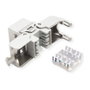 ROLINE Módulo Keystone Cat.6A RJ-45 Blindado Plata 21.17.0326