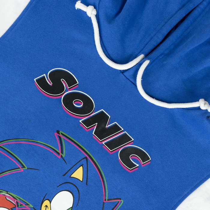 Cerdá Sudadera Con Capucha Cotton Brushed Sonic 10 Años Azul