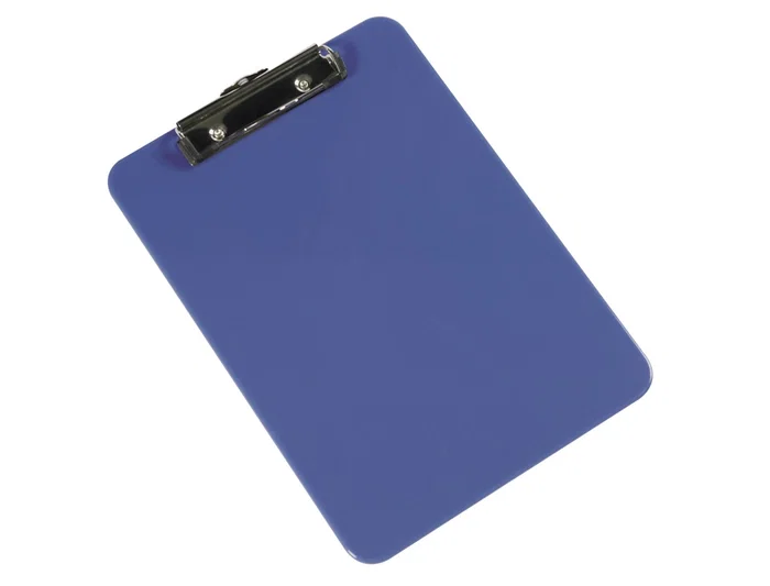 Q-connect Portanotas Plástico DIN A4 Azul 3 mm