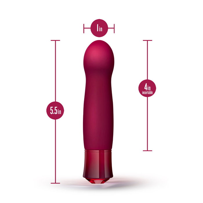 Mini Vibrador Blush Gem Classy Garnet Rojo
