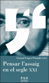 Pensar l'assaig en el segle XXI, Vv.Aa.3 - UNIVERSITAT VALENCIA