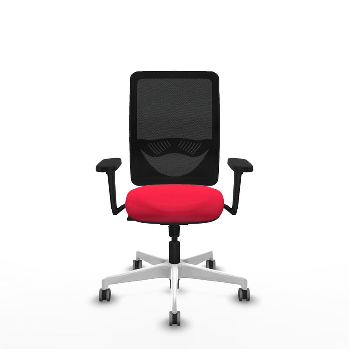 PIQUERAS Y CRESPO Silla de oficina Zulema con mecanismo Sincro, Rojo y Negro PIQUERAS Y CRESPO Silla de oficina Zulema con mecanismo Sincro, Rojo y Negro
