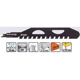 CELESA Hoja Sierra Sable Metal Duro 300mm