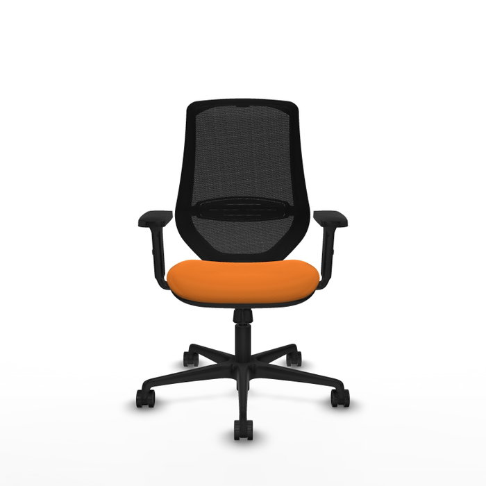 PIQUERAS Y CRESPO Silla de oficina Mardos Naranja y Negro PIQUERAS Y CRESPO Silla de oficina Mardos Naranja y Negro