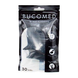 BUCOMED Flossers Carbon Activado 30 Ud.