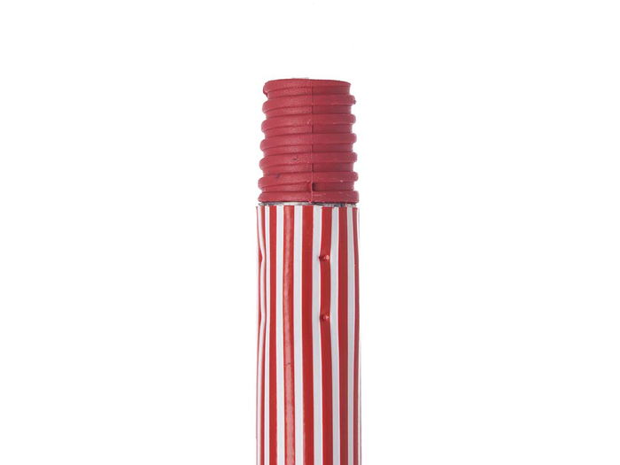 Arte Regal Palo Metal Rayas Rojo 130 cm (Set de 12)