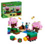 Lego 21260 El Jardín de Cerezos en Flor Minecraft con Héroe Sunny, Sniffer y Zombi, Juguete Construcción Bioma Cerezal
