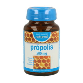 Naturmil Própolis 45 cápsulas 500 mg Defensas Naturales