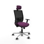 PIQUERAS Y CRESPO Silla de oficina Yunquera Morado y Negro