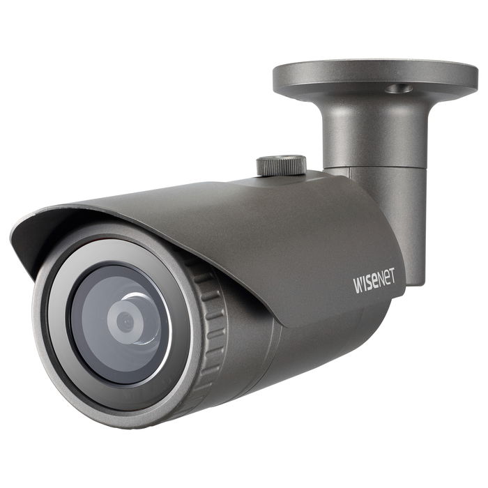 Hanwha QNO-8020R Cámara IP Tipo Bala 5MP Exterior Alámbrica Gris WDR Visión Nocturna 25m