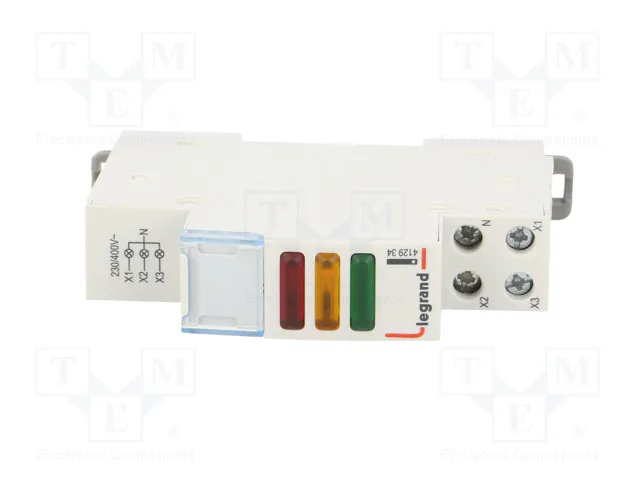 LEGRAND Indicador de tensión 230/400VAC para raíl DIN