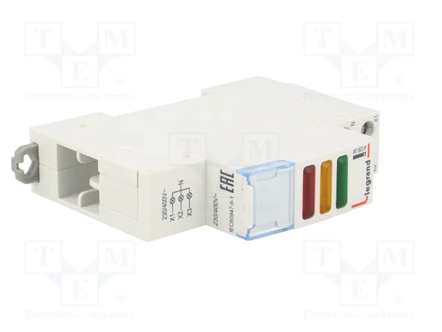 LEGRAND Indicador de tensión 230/400VAC para raíl DIN