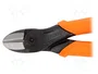 BAHCO Alicates de corte diagonal lateral 180 mm