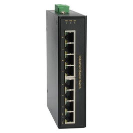 Level One Switch IFP-0801 8x FE 4x PoE 126W Gestionable para Montaje en Pared y Carril DIN Gigabit Ethernet