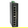 Level One Switch IFP-0801 8x FE 4x PoE 126W Gestionable para Montaje en Pared y Carril DIN Gigabit Ethernet