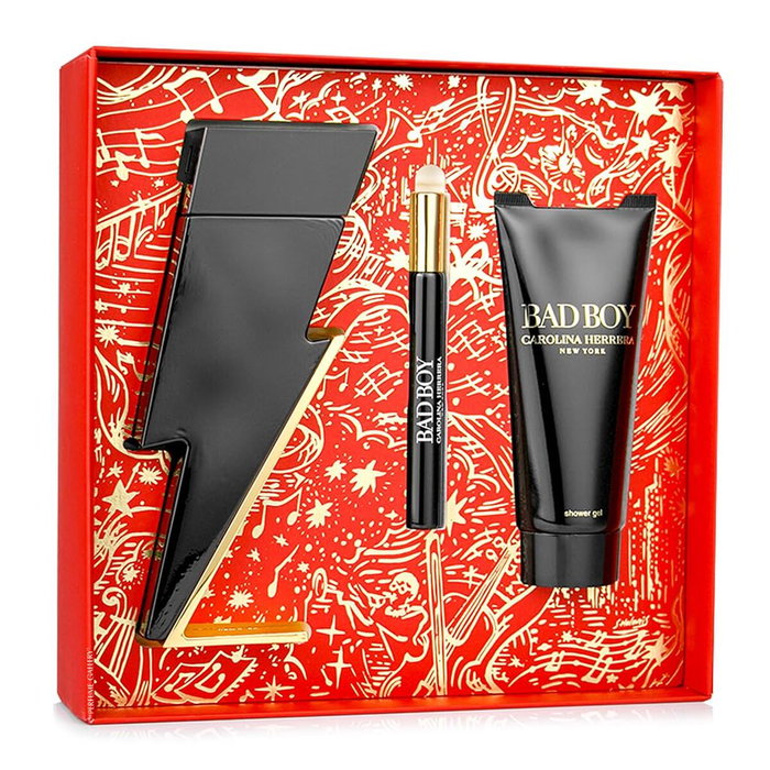 Carolina Herrera Set Bad Boy EDT 100 ml + Miniatura 10 ml + Gel de Ducha