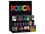 Uni-ball Posca PC-5M Expositor de 36 Marcadores de Pintura Surtidos
