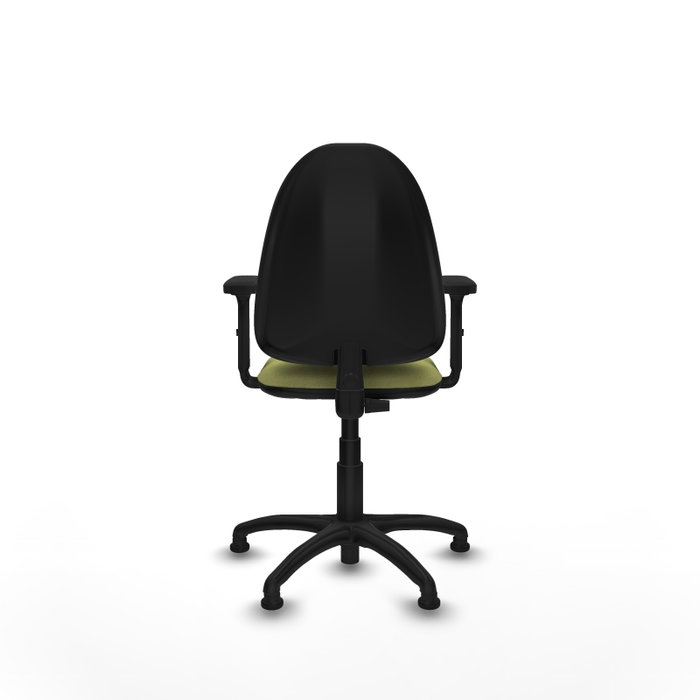 PIQUERAS Y CRESPO Silla de oficina Aýna Verde oliva con brazos 2D
