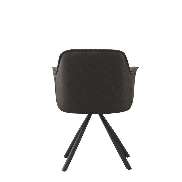 DKD Home Decor Silla de Poliéster y Metal Verde Bicolor DKD Home Decor Silla de Poliéster y Metal Verde Bicolor