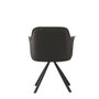 DKD Home Decor Silla de Poliéster y Metal Verde Bicolor