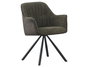 DKD Home Decor Silla de Poliéster y Metal Verde Bicolor