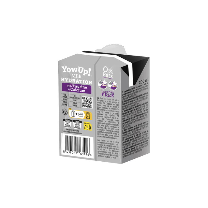 Yow Up! Leche Funcional para Gato sin Lactosa 12x200ml Yow Up! Leche Funcional para Gato sin Lactosa 12x200ml