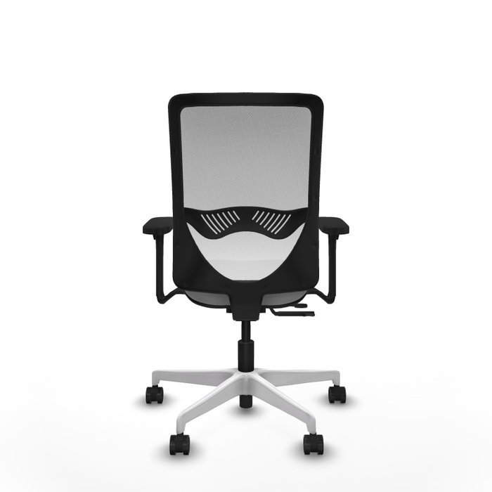 PIQUERAS Y CRESPO Silla de oficina Zulema con mecanismo Sincro/Traslack, Gris claro y Blanco PIQUERAS Y CRESPO Silla de oficina Zulema con mecanismo Sincro/Traslack, Gris claro y Blanco